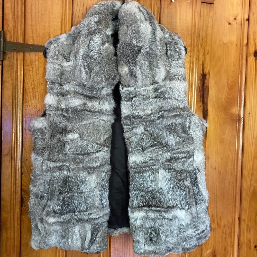Surell Rabbit Fur Vest